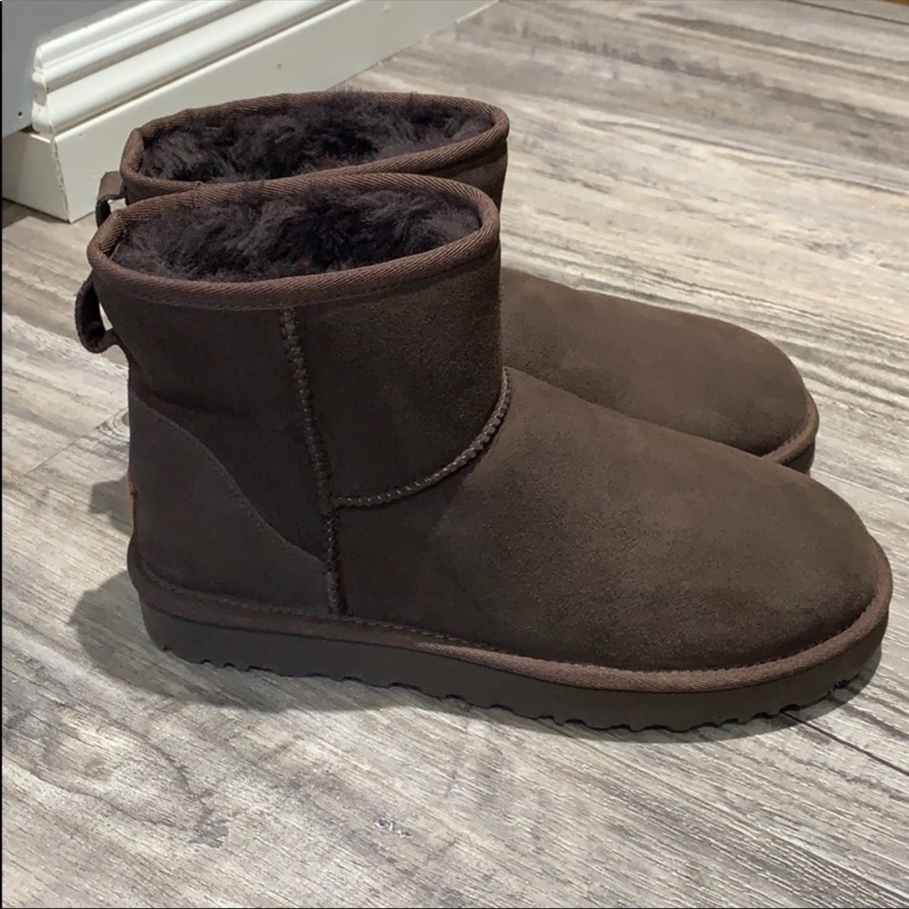 New UGG Brown Classic Mini Boots